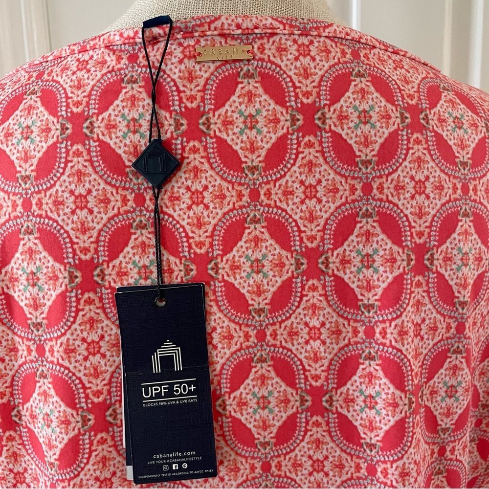 Cabana Life Shift Women's Dress Coral Tides (Size XL) - Picture 14 of 15